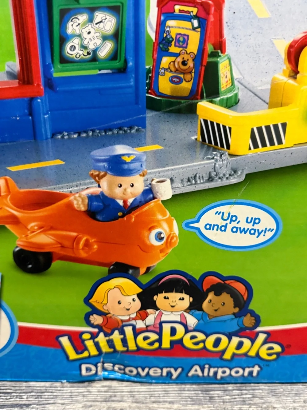Vintage 2002 Fisher Price Little People Discovery Airport New Box Y2K Original